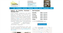 Desktop Screenshot of fysioplusnijmegen.nl